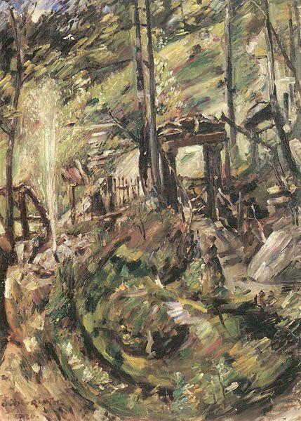 Lovis Corinth Walchensee, Springbrunnen china oil painting image